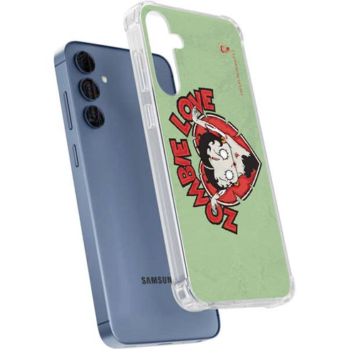 Betty Boop Zombie Love Galaxy A35 5G Clear Case